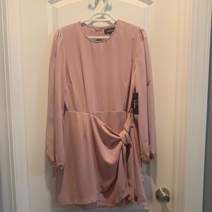 Lulu’s Believe It or Knot Tie-Front Skater Dress